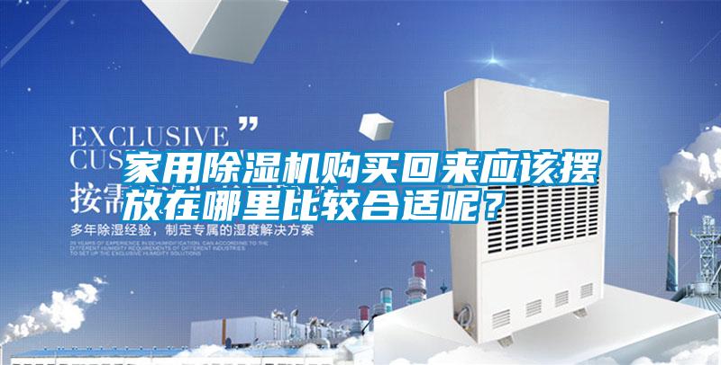 家用除濕機(jī)購(gòu)買(mǎi)回來(lái)應(yīng)該擺放在哪里比較合適呢？