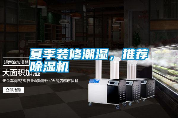 夏季裝修潮濕，推薦除濕機(jī)