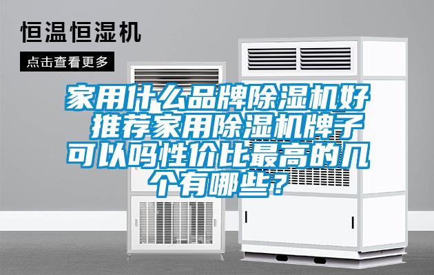 家用什么品牌除濕機好 推薦家用除濕機牌子可以嗎性價比最高的幾個有哪些？
