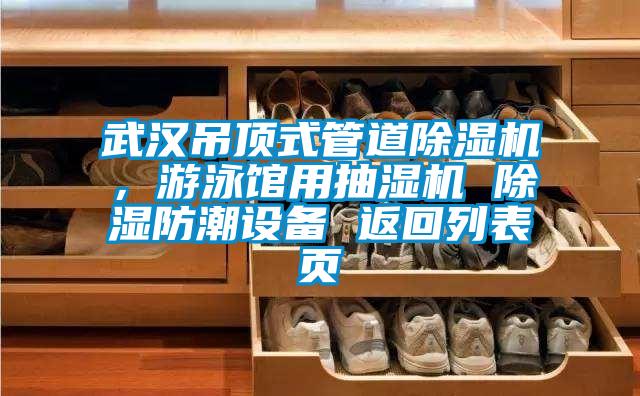 武漢吊頂式管道除濕機，游泳館用抽濕機 除濕防潮設備 返回列表頁