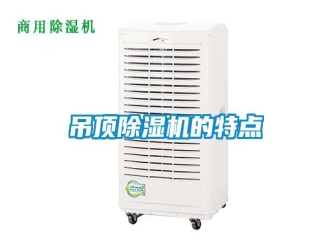 行業(yè)新聞吊頂除濕機的特點