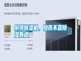 行業(yè)新聞吊頂除濕機，隱而不露除濕有道