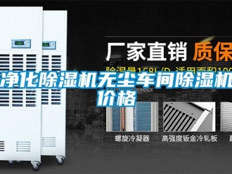 企業(yè)新聞凈化除濕機無塵車間除濕機價格