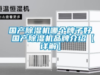 企業新聞國產除濕機哪個牌子好 國產除濕機品牌介紹【詳解】