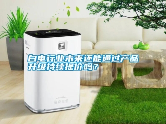 行業新聞白電行業未來還能通過產品升級持續提價嗎？