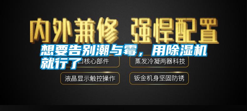 想要告別潮與霉，用除濕機就行了