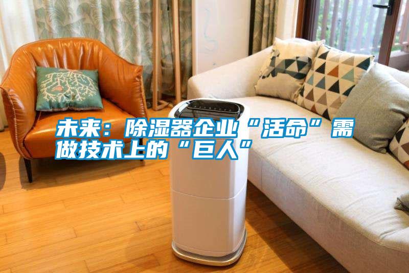 未來：除濕器企業“活命”需做技術上的“巨人”