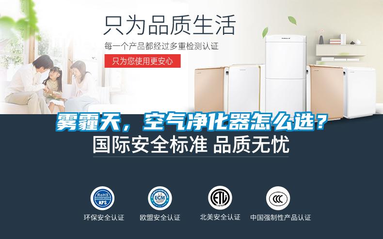 霧霾天，空氣凈化器怎么選？