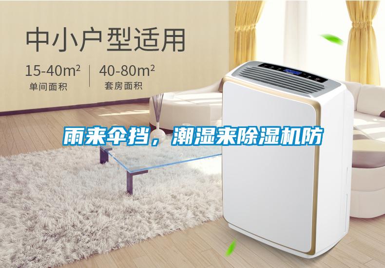 雨來(lái)傘擋，潮濕來(lái)除濕機(jī)防