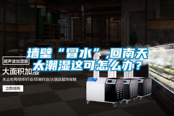 墻壁“冒水”,回南天太潮濕這可怎么辦？