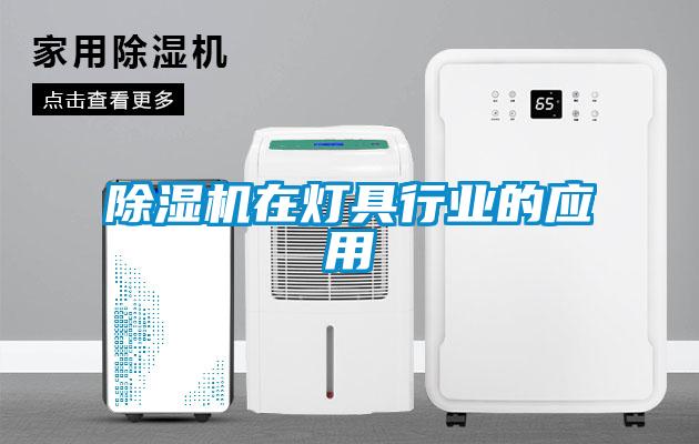 除濕機在燈具行業(yè)的應(yīng)用