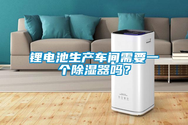 鋰電池生產(chǎn)車間需要一個(gè)除濕器嗎？