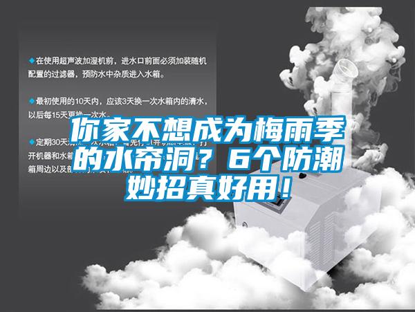 你家不想成為梅雨季的水簾洞？6個(gè)防潮妙招真好用！