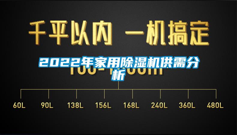 2022年家用除濕機(jī)供需分析