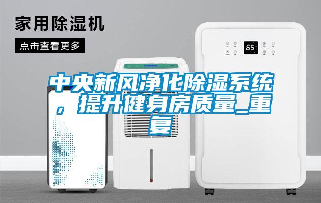 中央新風凈化除濕系統(tǒng)，提升健身房質量_重復