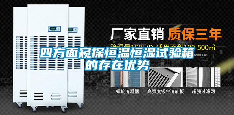 四方面窺探恒溫恒濕試驗箱的存在優勢