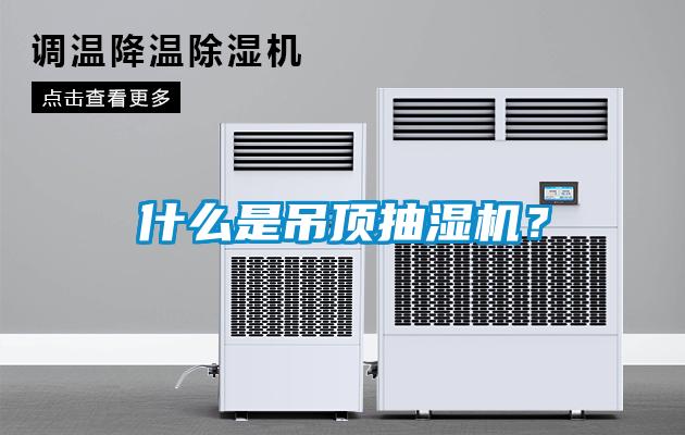 什么是吊頂抽濕機(jī)？