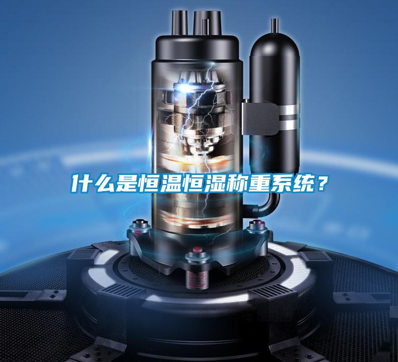 什么是恒溫恒濕稱重系統？