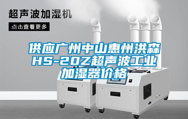 供應廣州中山惠州洪森HS-20Z超聲波工業加濕器價格