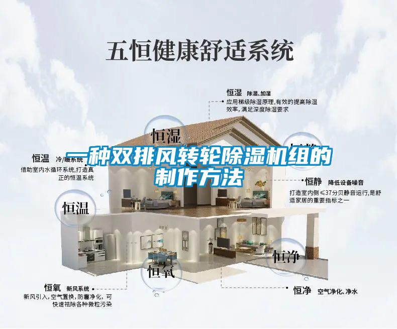 一種雙排風轉輪除濕機組的制作方法