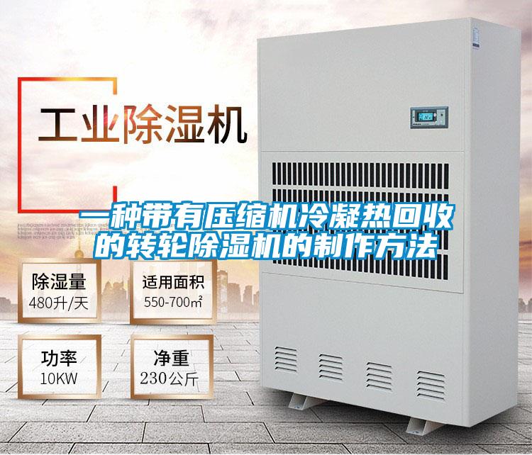 一種帶有壓縮機冷凝熱回收的轉(zhuǎn)輪除濕機的制作方法