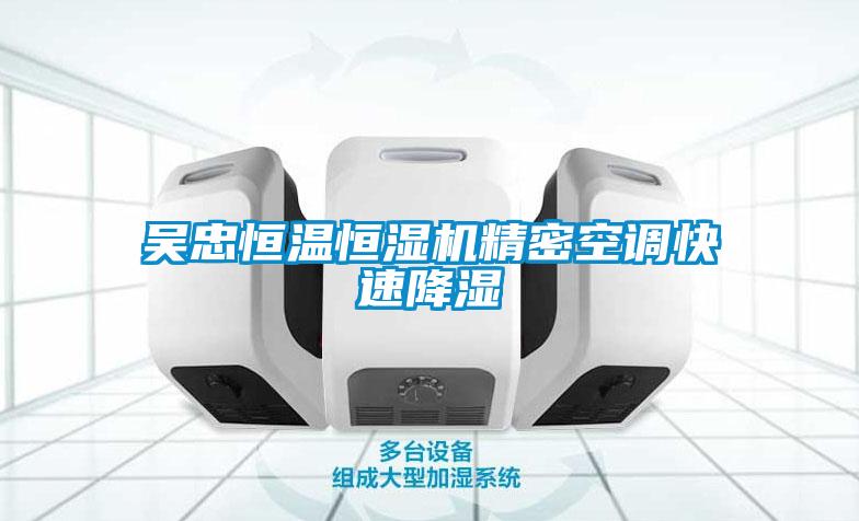 吳忠恒溫恒濕機精密空調快速降濕
