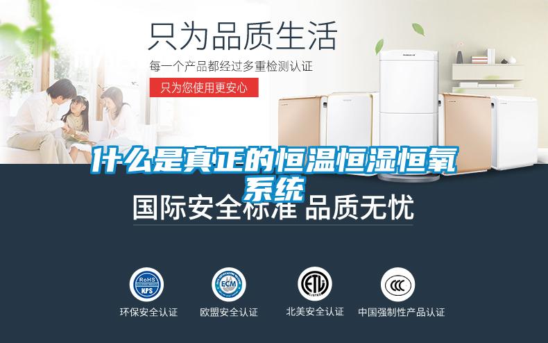 什么是真正的恒溫恒濕恒氧系統