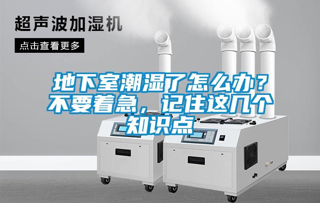 地下室潮濕了怎么辦？不要著急，記住這幾個知識點