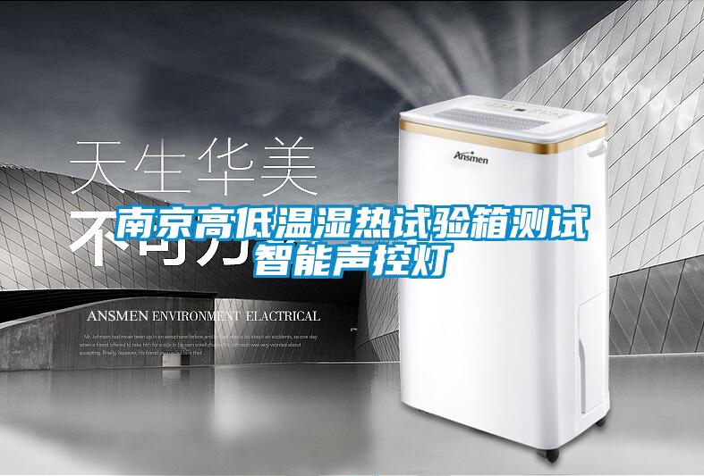 南京高低溫濕熱試驗(yàn)箱測試智能聲控?zé)?/></p>
<p style=