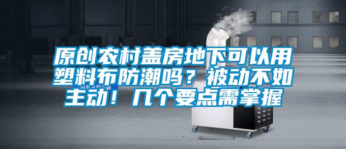 原創農村蓋房地下可以用塑料布防潮嗎？被動不如主動！幾個要點需掌握