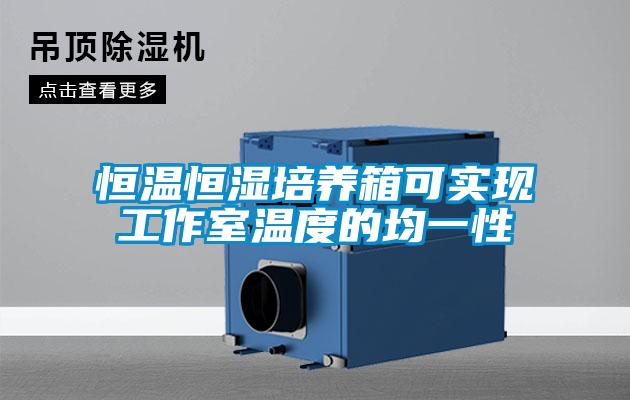 恒溫恒濕培養(yǎng)箱可實現(xiàn)工作室溫度的均一性
