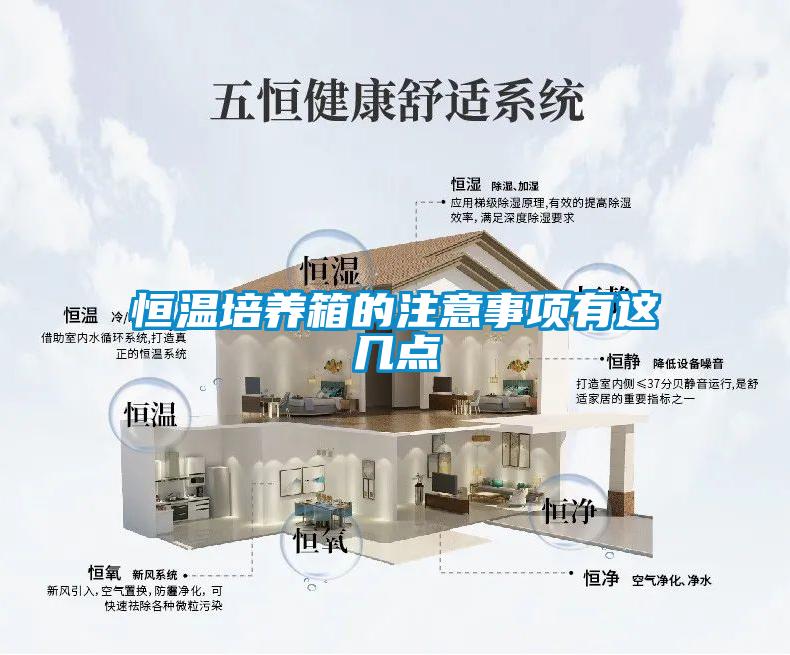 恒溫培養箱的注意事項有這幾點