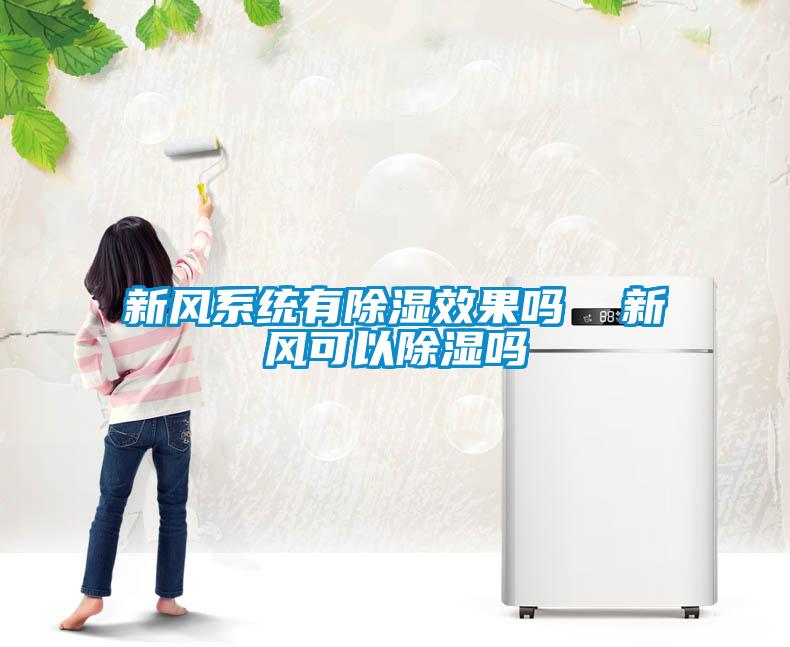 新風系統有除濕效果嗎  新風可以除濕嗎
