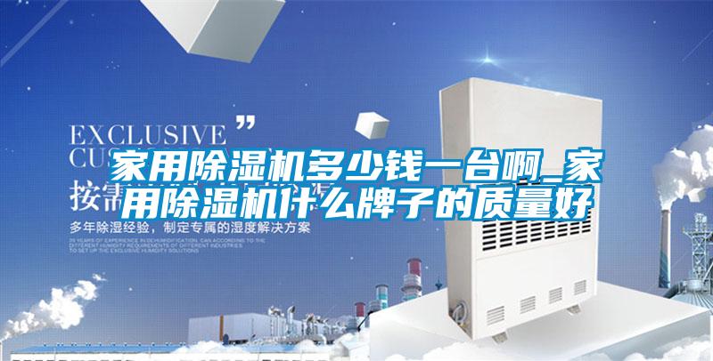 家用除濕機多少錢一臺啊_家用除濕機什么牌子的質量好