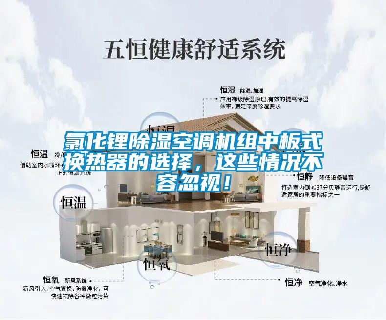 氯化鋰除濕空調機組中板式換熱器的選擇，這些情況不容忽視！