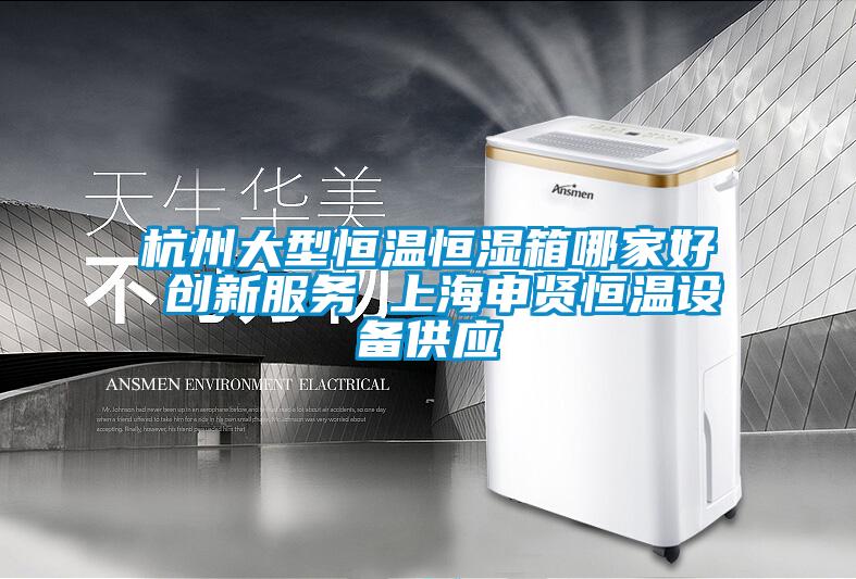 杭州大型恒溫恒濕箱哪家好 創新服務 上海申賢恒溫設備供應