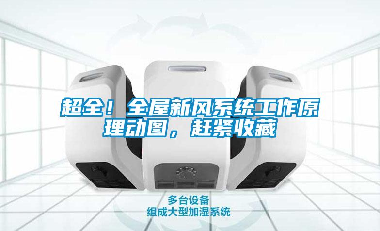 超全！全屋新風系統工作原理動圖，趕緊收藏