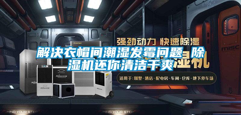 解決衣帽間潮濕發霉問題 除濕機還你清潔干爽