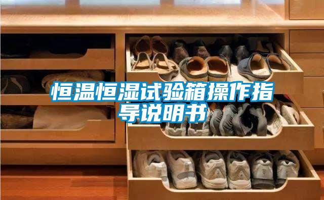 恒溫恒濕試驗箱操作指導(dǎo)說明書