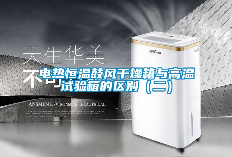 電熱恒溫鼓風干燥箱與高溫試驗箱的區別（二）