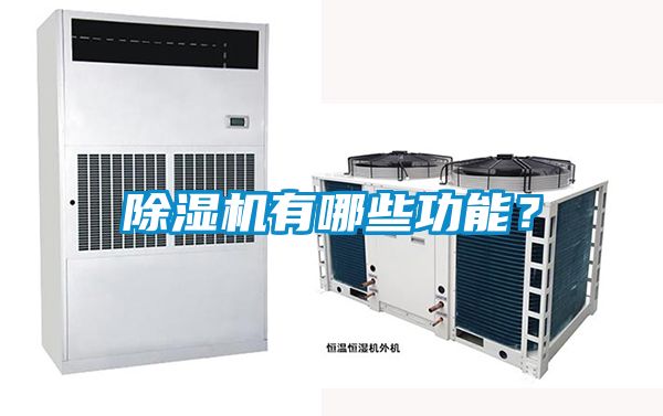 除濕機有哪些功能？