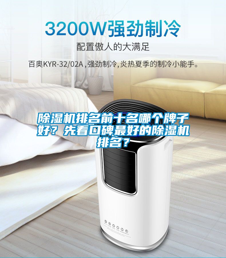 除濕機排名前十名哪個牌子好？先看口碑最好的除濕機排名？