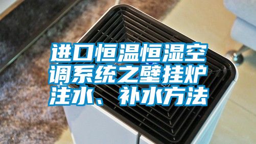進口恒溫恒濕空調系統之壁掛爐注水、補水方法