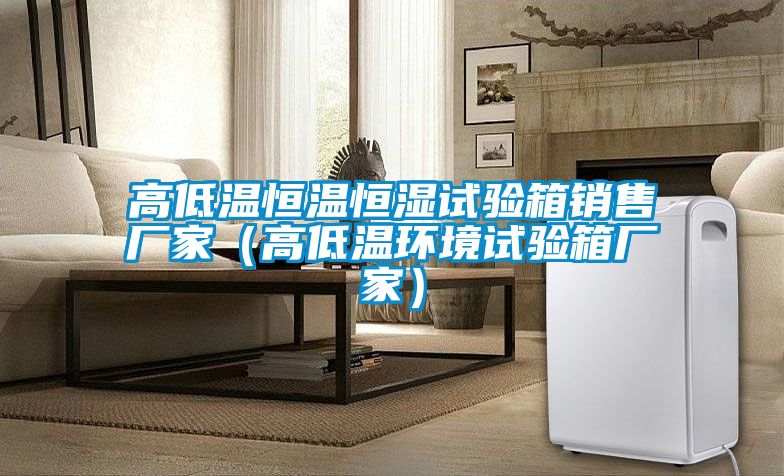 高低溫恒溫恒濕試驗箱銷售廠家（高低溫環(huán)境試驗箱廠家）