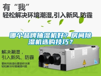 企業新聞哪個品牌抽濕機好？房間除濕機選購技巧？