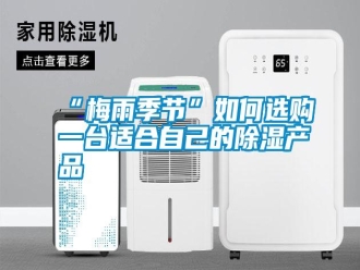 常見問題“梅雨季節”如何選購一臺適合自己的除濕產品