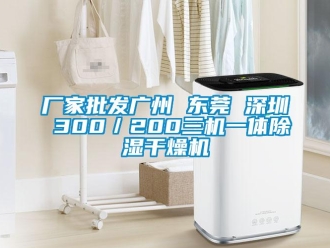 企業新聞廠家批發廣州 東莞 深圳 300／200三機一體除濕干燥機