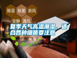 常見問題夏季天氣高溫潮濕，適合各種細菌要注意