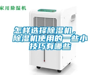 行業(yè)新聞怎樣選擇除濕機， 除濕機使用的一些小技巧有哪些