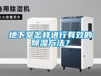 企業新聞地下室怎樣進行有效的除濕方法？